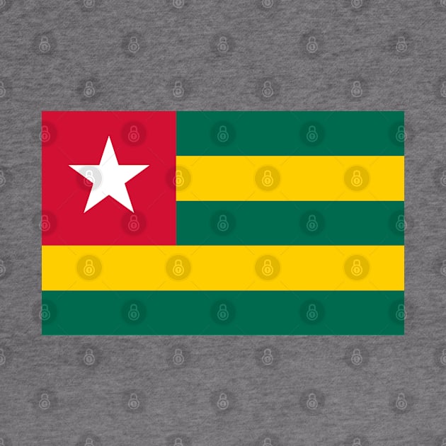 Flag of Togo by COUNTRY FLAGS